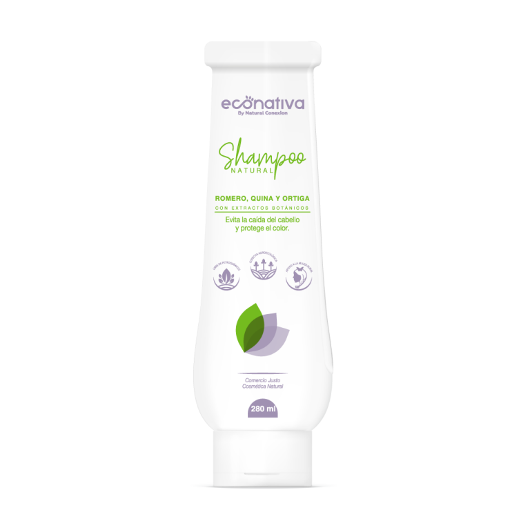 Shampoo Natural Romero, Quina y Ortiga 280 ml Natural Conexion